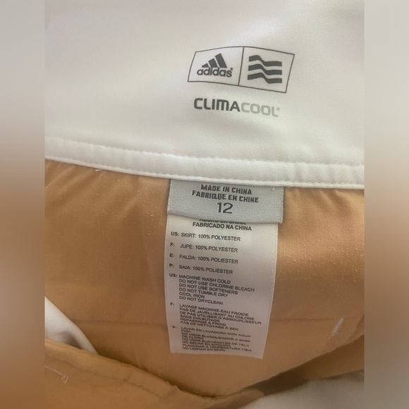 White Adidas Skirt - Picture 2 of 10